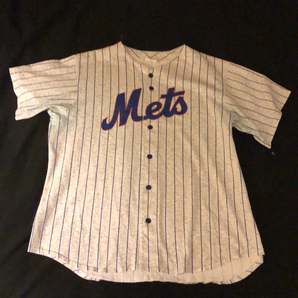 Majestic New York Mets Jersey Shirt Mens 2XL